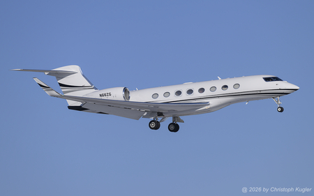 Gulfstream G650ER | N66ZG | untitled  |  This Gulfstream G650ER is captured here arriving from Abuja. | Z&UUML;RICH (LSZH/ZRH) 04.01.2026