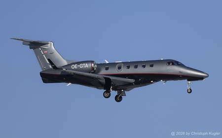 Embraer EMB-505 Phenom 300E | OE-GTA | untitled (Haute Aviation)  |  This Embraer EMB-505 Phenom 300 was initally scheduled to arrive at 10:55 LT. However, the aircraft arrived only at 14:00 LT, allowing a better picture of the aircraft. | Z&UUML;RICH (LSZH/ZRH) 04.01.2026