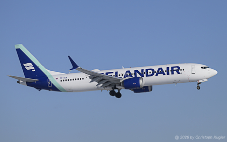 Boeing 737 MAX 9 | TF-ICA | Icelandair  |  This Boeing 737 MAX 9 is seen here operating flight ICE568 from Reykjavik to Zurich.  | Z&UUML;RICH (LSZH/ZRH) 04.01.2026