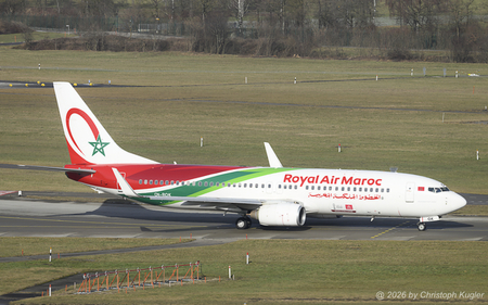 Boeing 737-8B6 | CN-ROK | RAM Royal Air Maroc  |  This Boeing 737-800 of RAM Royal Air Maroc is flying with the airline since FEB2007, when it was delivered from Boeing.  | Z&UUML;RICH (LSZH/ZRH) 14.01.2026