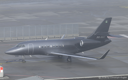 Dassault Falcon 2000LX | PR-RNY | untitled  |  This Brasilian Falcon 2000 has arrived in Zurich from Belo Horizonte with a fuel stop at Espargos (Cape Verde). | Z&UUML;RICH (LSZH/ZRH) 16.01.2026