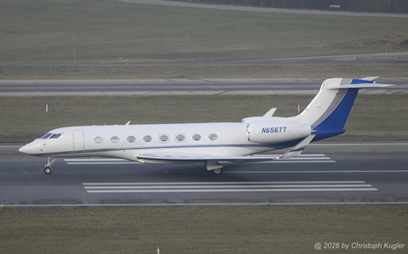 Gulfstream G650ER | N656TT | untitled  |  This Gulfstream G650 flies for Taj Hotels and is based at Mumbai. The aircraft was parked at Basel during the World Economic Forum and returned to Zurich to pick up the passengers. | Z&UUML;RICH (LSZH/ZRH) 22.01.2026