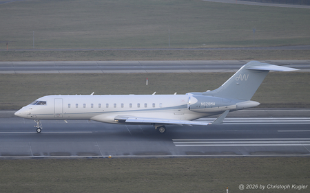 Bombardier BD.700 Global 6500 | N628MW | untitled (Executive Jet Management)  |  This Bombardier Global 650 was deliverd in DEC2023 to the current operator. It is based at Bedford, MA.  | Z&UUML;RICH (LSZH/ZRH) 22.01.2026