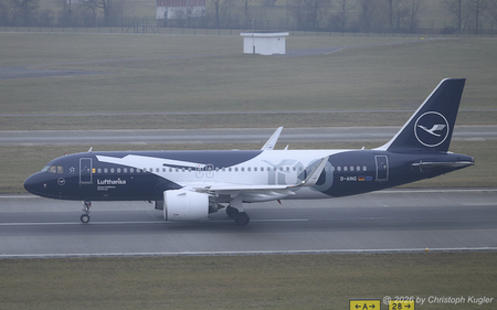 Airbus A320-271n | D-AING | Lufthansa  |  This Airbus A320 received this special paintscheme to commemorate 100 years of Lufthansa only few days before this picture was taken.  | Z&UUML;RICH (LSZH/ZRH) 23.01.2026