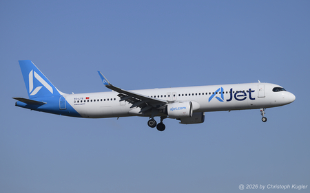 Airbus A321-271nx | TC-LTS | AJet  |  This Airbus A321neo was initially ordered by S7 Airlines, but never delivered. The lessor managed to place the aircraft with AnadoluJet which was coverted into AJet on 31MAR2024. | Z&UUML;RICH (LSZH/ZRH) 02.02.2026