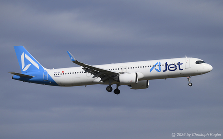 Airbus A321-271nx | TC-LUJ | AJet  |  The Turkish AJet operates no less than 15 Airbus A321neo with two more on order. Here TC-LUJ is seen approaching runway 14 in Zurich as flight TKJ53 from Istanbul Sabiha Gokcen. | Z&UUML;RICH (LSZH/ZRH) 13.02.2026