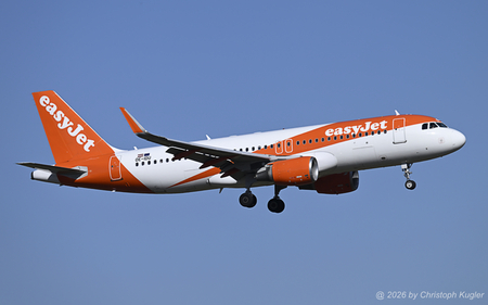 Airbus A320-214 | OE-IDU | easyJet Europe Airline  |  This Airbus A320 was initially delivered to Vanilla Air in Japan and later saw service with All Nippon Airways. It was stored at Lourdes in France between 15NOV2021 and 27JAN2023 before joining easyJet Europe Airline. | Z&UUML;RICH (LSZH/ZRH) 27.02.2026