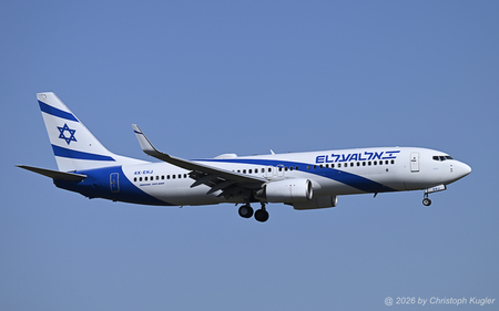 Boeing 737-85P | 4X-EKJ | El Al Israel Airlines  |  El Al Israel Airlines recently started to repaint their aircraft in a slightly more modern scheme.  | Z&UUML;RICH (LSZH/ZRH) 27.02.2026