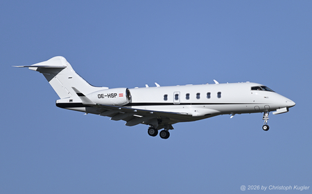 Bombardier Challenger 3500 | OE-HSP | untitled (Heron Aviation)  |  This Bombardier Challenger is captured here arriving from Friedrichshafen.  | Z&UUML;RICH (LSZH/ZRH) 27.02.2026
