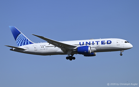 Boeing 787-8 | N27908 | United Airlines  |  This Boeing 787-800 of United Airlines is arriving in Zurich with a delay of 5 hours.  | Z&UUML;RICH (LSZH/ZRH) 27.02.2026