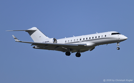 Bombardier BD.700 Global 5000 | T7-MASHI | untitled (Orascom Aviation)  |  This Bombardier Global 5000 of Orascom Aviation is seen here arriving from Hurghada. | Z&UUML;RICH (LSZH/ZRH) 27.02.2026