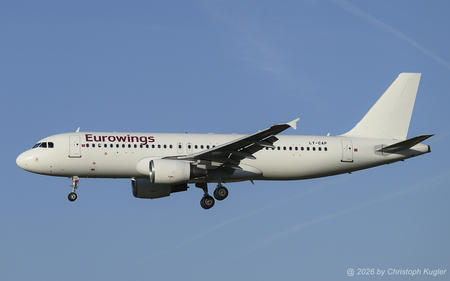 Airbus A320-214 | LY-CAP | untitled (Air Serbia)  |  This Airbus A320 of Eurowings has been leased from GetJet Airlines. It is seen here operating flight EWG7760 from Hamburg. | Z&UUML;RICH (LSZH/ZRH) 09.04.2026