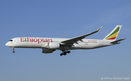Airbus A350-941 | ET-BCD | Ethiopian Airlines  |  This aircraft was built for Sichuan Airlines but not taken up. It then was delivered to Ethiopian Airlines in mid NOV2025. | Z&UUML;RICH (LSZH/ZRH) 09.04.2026