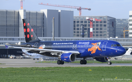 Airbus A320-214 | OO-SNJ | Brussels Airlines  |  This Airbus A320 of Brussels Airlines is the latest one to receive a special scheme, this time it is called 