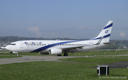 Boeing 737-858 | 4X-EKA | El Al Israel Airlines  |  El Al Israel Airlines slowly re-started their scheduled flights to Tel Aviv which were suspended upon the attack to Iran in late February. | Z&UUML;RICH (LSZH/ZRH) 16.04.2026