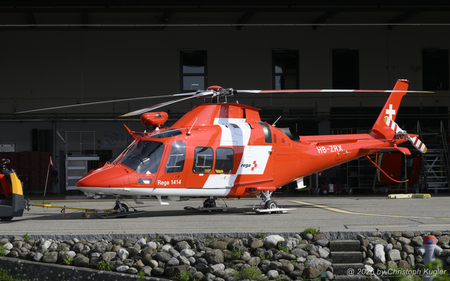 AgustaWestland AW109SP Grand | HB-ZRX | Swiss Air Ambulance  |  The AgustaWestland AW109 are slowly being replaced by the newer Airubs Helicopters H145 D3. This particular helicopter used to be based at Erstfeld until recently. | Z&UUML;RICH (LSZH/ZRH) 17.04.2026