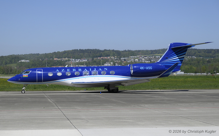 Gulfstream G650ER | 4K-ASG | untitled (ASG Business Aviation)  |  This Gulfstream G650ER operated by ASG Business Aviation is based at Baku in Azerbaijan. It is the sole aircraft of this type in service with that company. | Z&UUML;RICH (LSZH/ZRH) 22.04.2026