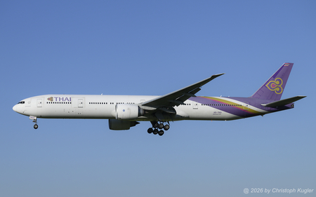 Boeing 777-3ALER | HS-TKO | Thai Airways International  |  This Boeing 777-300 of Thai International Airlines is in desperate need of a repaint.  | Z&UUML;RICH (LSZH/ZRH) 30.04.2026