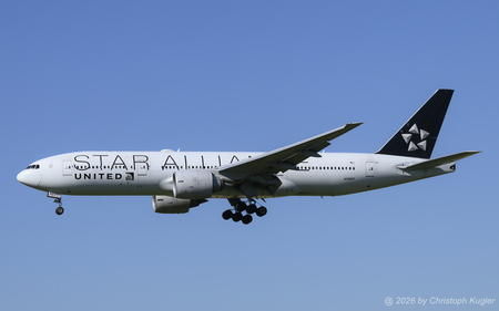 Boeing 777-224ER | N78017 | United Airlines  |  United Airlines started on 01MAY2026 with the seasonal flights from San Francisco to Z&uuml;rich. It will be using the Boeing 777-200 aircraft until early SEP2026 when the Boeing 787-900 aircraftwith the updated interior will become available. | Z&UUML;RICH (LSZH/ZRH) 01.05.2026