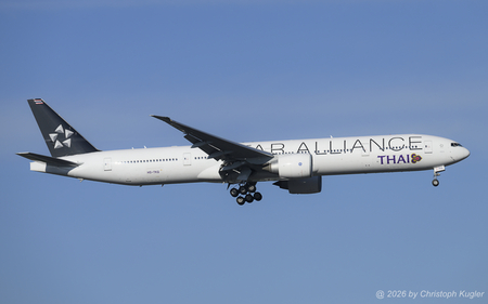 Boeing 777-3ALER | HS-TKQ | Thai Airways International  |  This Boeing 777-300 of Thai Airways International only recently received the Star Alliance paintjob.  | Z&UUML;RICH (LSZH/ZRH) 17.05.2026