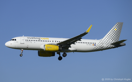 Airbus A320-232 | EC-MXG | Vueling Airlines  |  Vueling Airlines operates a total of 110 Airbus A320 of with 14 are currently parked.  | Z&UUML;RICH (LSZH/ZRH) 22.05.2026