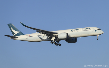 Airbus A350-941 | B-LQE | Cathay Pacfic  |  This Airbus A350-941 is arriving 30 minutes prior schedule in Z&uuml;rich. | Z&UUML;RICH (LSZH/ZRH) 24.05.2026