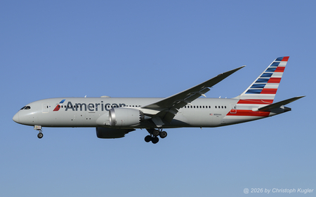 Boeing 787-8 | N884AA | American Airlines  |  Americna Airlines is operating a total of 37 Boeing 787-8. This aircraft is the 33rd aircraft being delivered. It is seen here arriving as flight AAL92 from Philadelphia. | Z&UUML;RICH (LSZH/ZRH) 29.05.2026