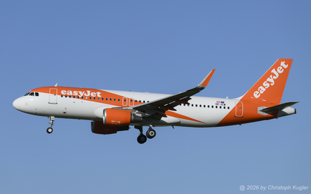 Airbus A320-214 | OE-ICW | easyJet Europe Airline  |  Like many other Airbus A320 of easyJet Europe Airline, this aircraft started with easyJet UK and was eventually transferred to the current operator. | Z&UUML;RICH (LSZH/ZRH) 29.05.2026