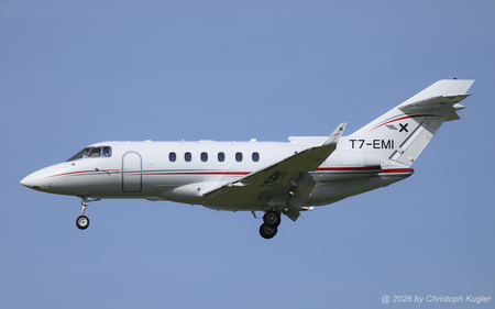 Hawker Beechcraft Hawker 900XP | T7-EMI | untitled (Luxaviation San Marino)  |  This aircraft was originally built in the UK with c/n 258889. It was completed in the USA with the new construction number (c/n) HA-0034. | Z&UUML;RICH (LSZH/ZRH) 08.06.2026