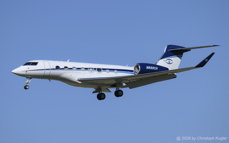 Gulfstream G650 | N889CH | untitled  |  This Gulfstream G650 used to be based in Switzerland between 02 APR 2015 and 17 MAR 2021 when it was registered as HB-JUF. | Z&UUML;RICH (LSZH/ZRH) 15.06.2026