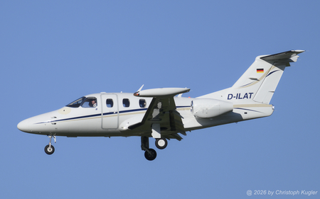 Eclipse 550 | D-ILAT | untitled  |  This Eclipse EA550 is seen here approaching runway 14 in Zürich thus completing its short flight from Basle. | Z&UUML;RICH (LSZH/ZRH) 15.06.2026