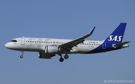 Airbus A320-251n | SE-RUB | SAS Scandinavian Airlines System  |  This Airbus A320neo of SAS Scandinavian Airlines System is seen here operating flight SK4841 from Oslo. | Z&UUML;RICH (LSZH/ZRH) 25.06.2026