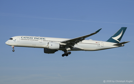 Airbus A350-941 | B-LRA | Cathay Pacfic  |  Cathay Pacific operates a total of 30 Airbus A350-900 aircraft. This type of aircraft is used on their daily flight from Hong Kong to Zurich. | Z&UUML;RICH (LSZH/ZRH) 06.07.2026
