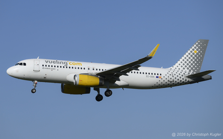 Airbus A320-232 | EC-ODN | Vueling Airlines  |  This Airbus A320 of Vueling Airlines was initially delivered to Wizz Air. It was withdrawn from use on 07SEP2023 and joined the Spanish airline two months later.  | Z&UUML;RICH (LSZH/ZRH) 22.07.2026