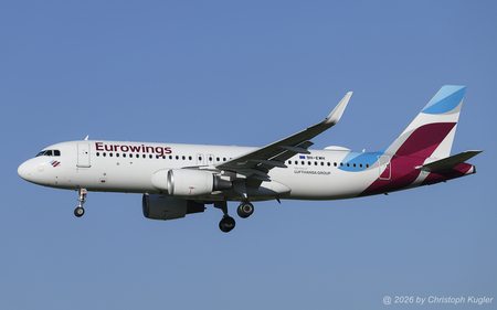 Airbus A320-214 | 9H-EWH | Eurowings  |  This Airbus A320 of Eurowings Europe Malta is seen here operating Eurowings flight EW9760 from Dusseldorf to Zurich. | Z&UUML;RICH (LSZH/ZRH) 24.07.2026