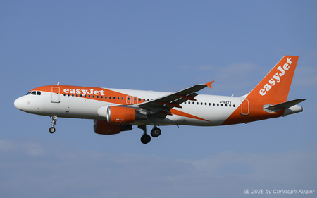 Airbus A320-214 | G-EZTV | easyJet UK  |  This Airbus A320 of easyJet UK is seen here arriving from Manchester as flight U22193. | Z&UUML;RICH (LSZH/ZRH) 24.08.2026