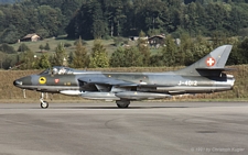Hawker Hunter F.58 | J-4012 | Swiss Air Force | INTERLAKEN (LSMI/---) 21.09.1991
