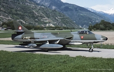 Hawker Hunter F.58A | J-4107 | Swiss Air Force | RARON (LSMR/---) 04.05.1993