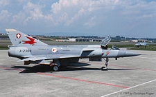 Dassault Mirage III S | J-2308 | Swiss Air Force  |  Escadrille 17 - à la chasse sticker | PAYERNE (LSMP/---) 17.08.1997