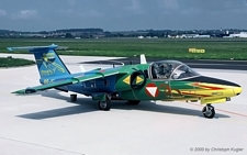 SAAB 105Oe | GG-17 | Austrian Air Force  |  30years Saab 105 (1970-2000) of Austrian Air Force c/s | LINZ-H&OUML;RSCHING (LOWL/LNZ) 31.07.2000