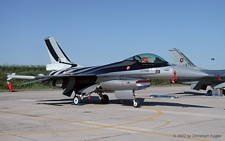 General Dynamics F-16AM | J-016 | Royal Netherlands Air Force  |  Display c/s for the 2001 - 2004 season | AMENDOLA (LIBA/---) 18.05.2002