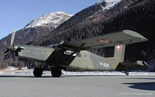 Pilatus PC-6/B2-H2M-1 | V-620 | Swiss Air Force | SAMEDAN (LSZS/SMV) 17.01.2002