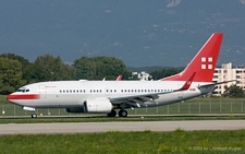 Boeing 737-7AK | HB-IIO | PrivatAir | GENEVA (LSGG/GVA) 20.09.2003