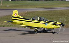 Pilatus PC-9 | C-412 | Swiss Air Force  |  FlSt 24 | D&UUML;BENDORF (LSMD/---) 27.08.2003