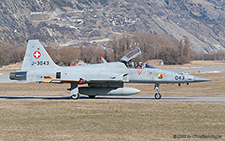 Northrop F-5E Tiger II | J-3043 | Swiss Air Force | TURTMANN (LSMJ/---) 10.03.2003