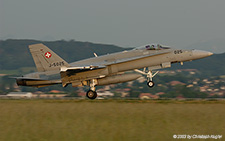 McDonnell Douglas F/A-18C Hornet | J-5025 | Swiss Air Force | PAYERNE (LSMP/---) 01.06.2003