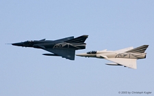 Dassault Mirage III RS | R-21XX | Swiss Air Force  |  Special Black / White c/s | BUOCHS (LSZC/BXO) 26.03.2003