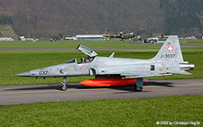 Northrop F-5E Tiger II | J-3037 | Swiss Air Force | BUOCHS (LSZC/BXO) 01.04.2003