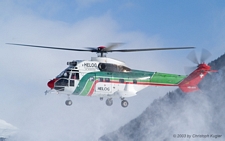 Aerospatiale AS332 C Super Puma | HB-XVY | HELOG | SAMEDAN (LSZS/SMV) 08.02.2003