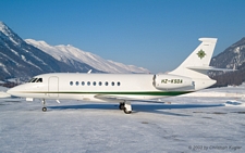 Dassault Falcon 2000 | HZ-KSDA | private | SAMEDAN (LSZS/SMV) 09.02.2003